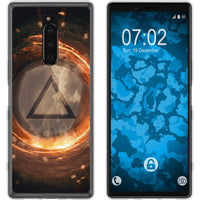 Xperia 1 Silikon-Hülle Element Feuer M3 Case