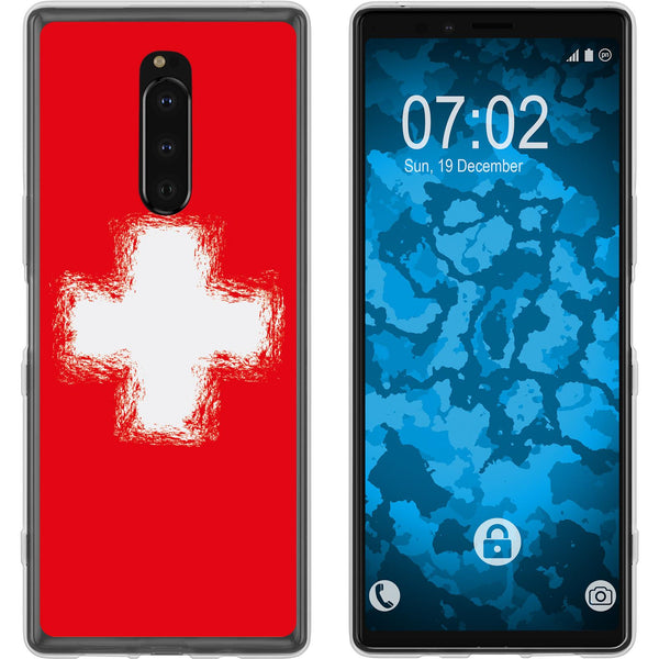 Xperia 1 Silikon-Hülle WM Schweiz M10 Case