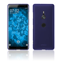 PhoneNatic Case kompatibel mit Sony Xperia XZ3 - lila Silikon Hülle matt Cover