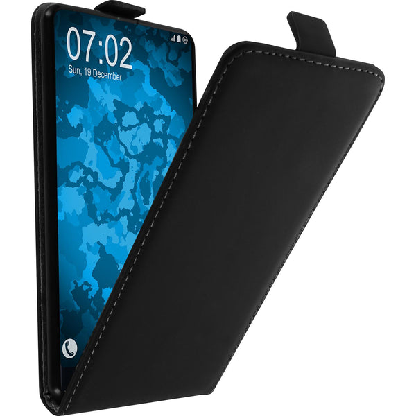 Kunst-Lederhülle für Xiaomi Mi Mix 2 Flip-Case schwarz Cover