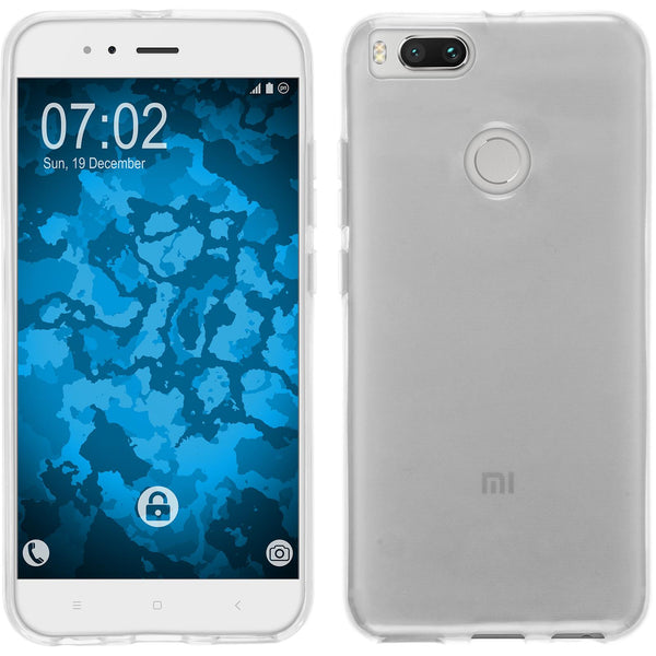 PhoneNatic Case kompatibel mit Xiaomi Mi 5x / Mi A1 - Crystal Clear Silikon Hülle transparent Cover
