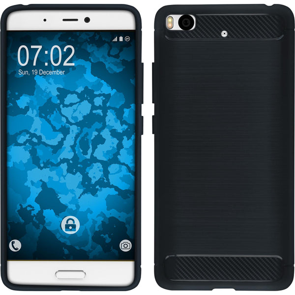 PhoneNatic Case kompatibel mit Xiaomi Mi 5s - blau Silikon Hülle Ultimate + 2 Schutzfolien