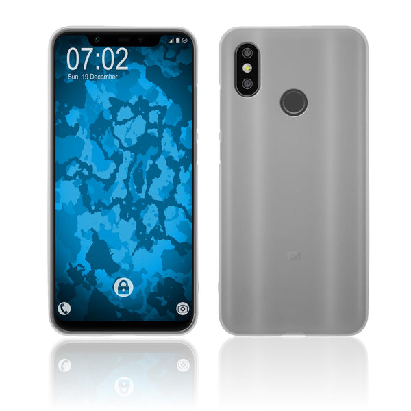 PhoneNatic Case kompatibel mit Xiaomi Mi 8 SE - clear Silikon Hülle matt Cover