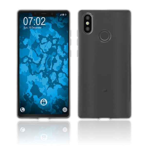 PhoneNatic Case kompatibel mit Xiaomi Mi 8 SE - Crystal Clear Silikon Hülle transparent Cover