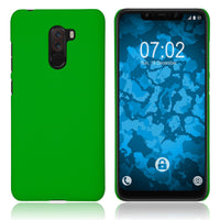 Hardcase für Xiaomi Pocophone F1 gummiert grün