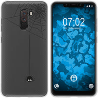 Pocophone F1 Silikon-Hülle Herbst Spinne/Spider M3 Case
