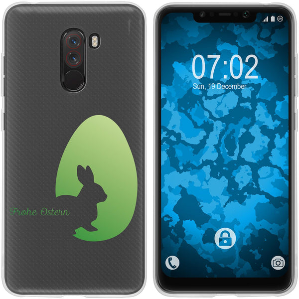 Pocophone F1 Silikon-Hülle Ostern M2 Case