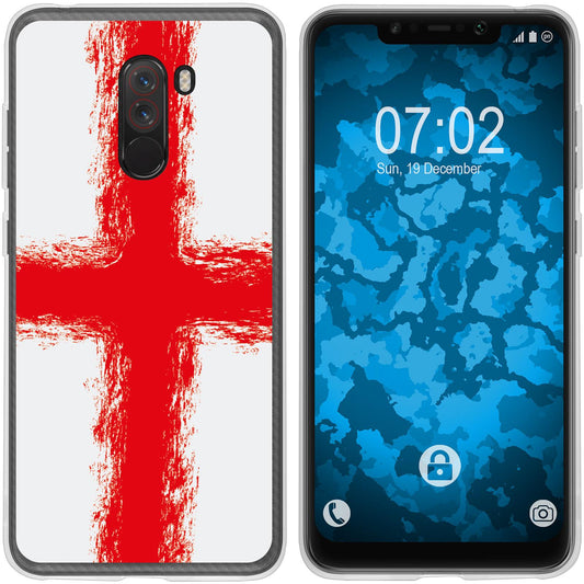 Pocophone F1 Silikon-Hülle WM England M4 Case
