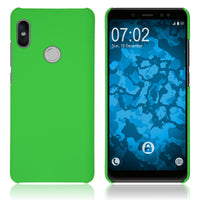 Hardcase für Xiaomi Redmi Note 5 Pro gummiert grün