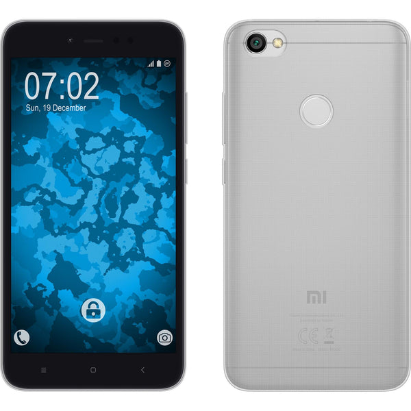 PhoneNatic Case kompatibel mit Xiaomi Redmi Note 5A - clear Silikon Hülle Slimcase Cover