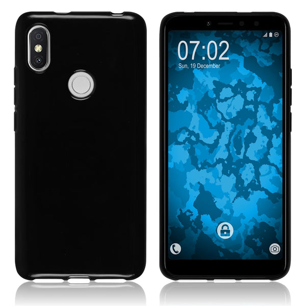 PhoneNatic Case kompatibel mit Xiaomi Redmi S2 - schwarz Silikon Hülle  Cover