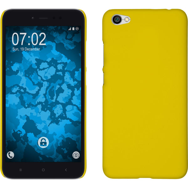 Hardcase für Xiaomi Redmi Y1 Lite gummiert gelb