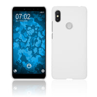 Hardcase für Xiaomi Redmi S2 gummiert weiﬂ