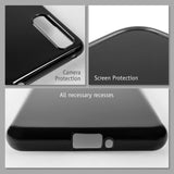 PhoneNatic Case kompatibel mit Sony Xperia 10 III - schwarz Silikon Hülle transparent