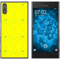 Xperia XZs Silikon-Hülle Sommer Ananas M1 Case