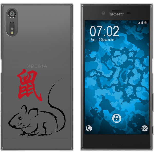 Xperia XZs Silikon-Hülle Tierkreis Chinesisch M1 Case