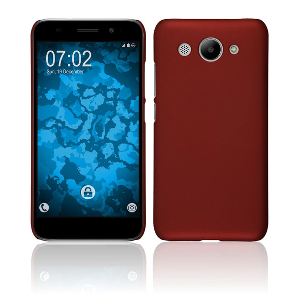 Hardcase für Huawei Y3 (2018) gummiert rot