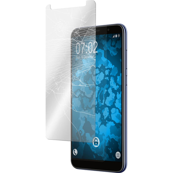 1 x Huawei Y6 (2018) Glas-Displayschutzfolie klar