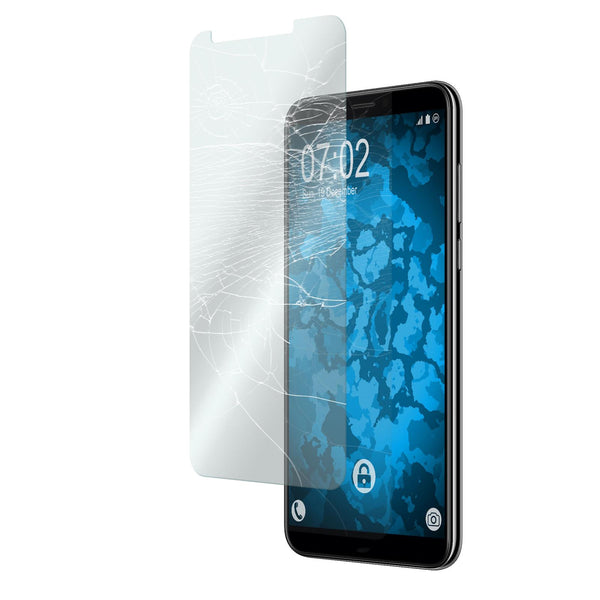 2 x Huawei Y7 Prime (2018) Glas-Displayschutzfolie klar