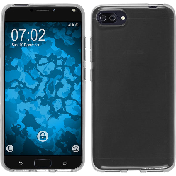 PhoneNatic Case kompatibel mit Asus Zenfone 4 ZE554KL - Crystal Clear Silikon Hülle transparent Cover