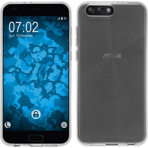 PhoneNatic Case kompatibel mit Asus Zenfone 4 Max ZC554KL - Crystal Clear Silikon Hülle transparent Cover